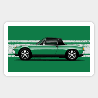 German classic targa sports car Sticker